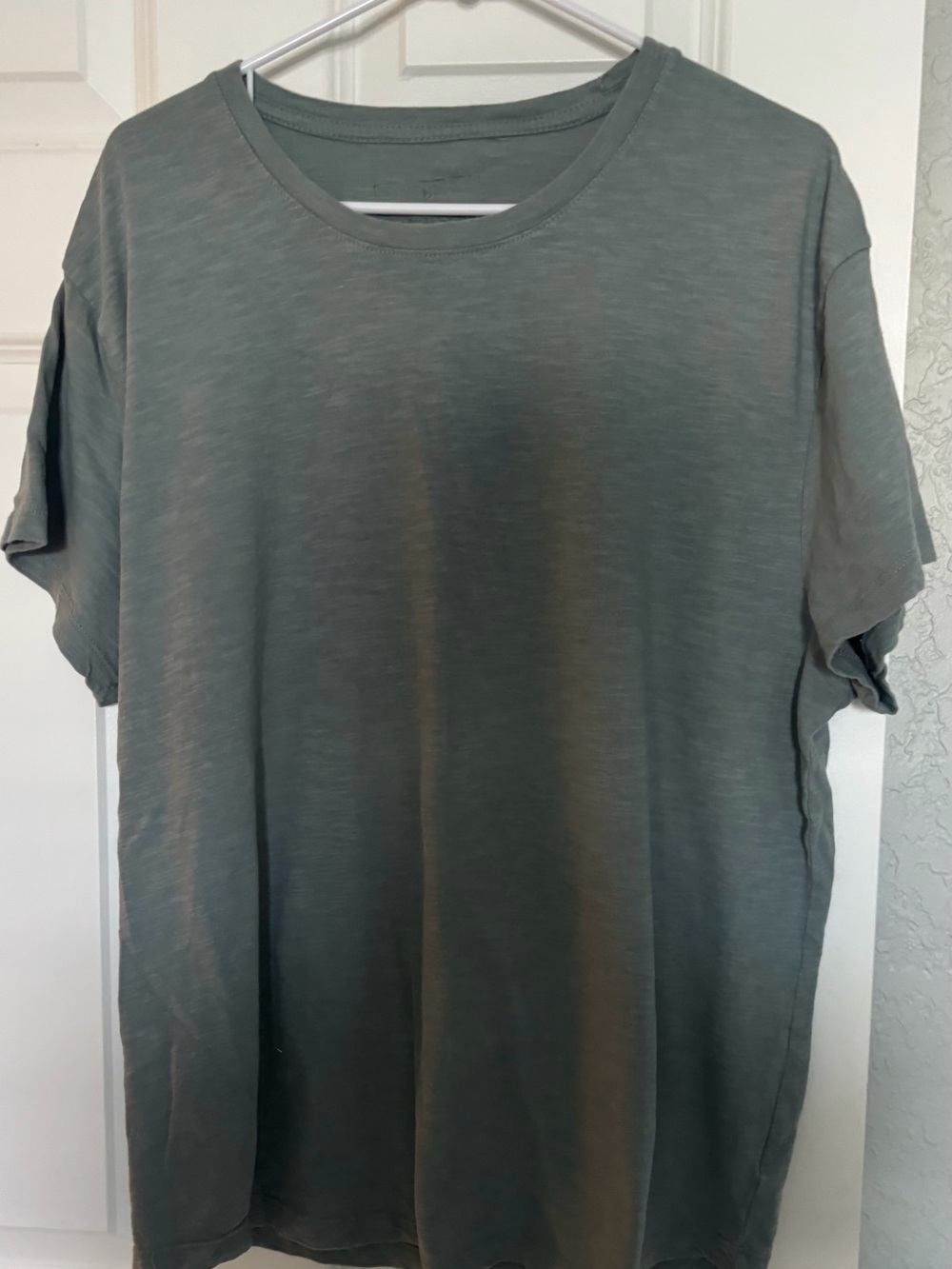 Mutual Weave Men's Hunter Green  Cotton Crew Neck Short Sleeve T-Shirt Size XL